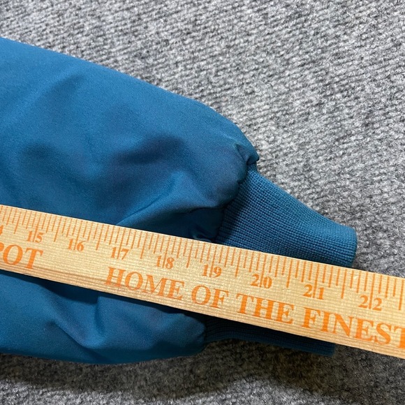 Vintage John Weitz Bomber Plaid Teal Jacket - Picture 7 of 9